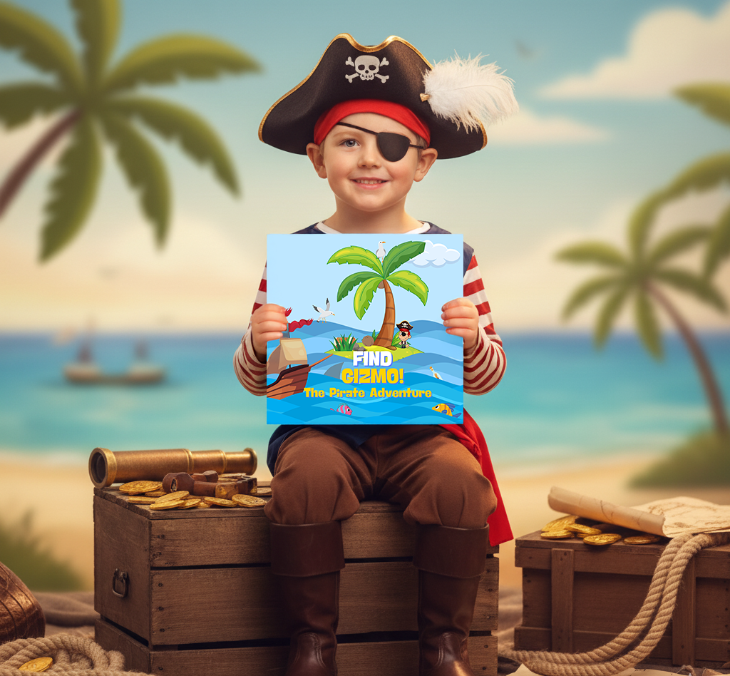Find Gizmo: The Pirate Adventure Seek-and-Find for Ages 3–9