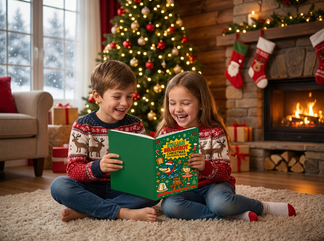The Most Absurd Christmas Book for Kids: Introducing the Italian Brainrot Coloring Adventure