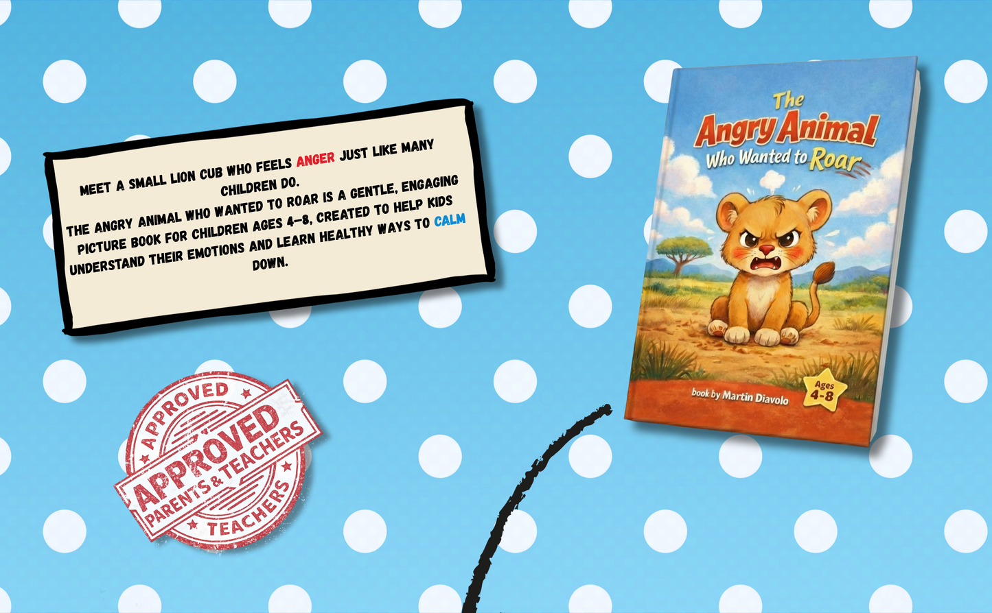 The Angry Animal Who Wanted to Roar,A Social Emotional Learning Picture Book to Help Children Ages 4-8 Manage Big Feelings, Frustration, and Tantrums with Simple Calming Strategies.