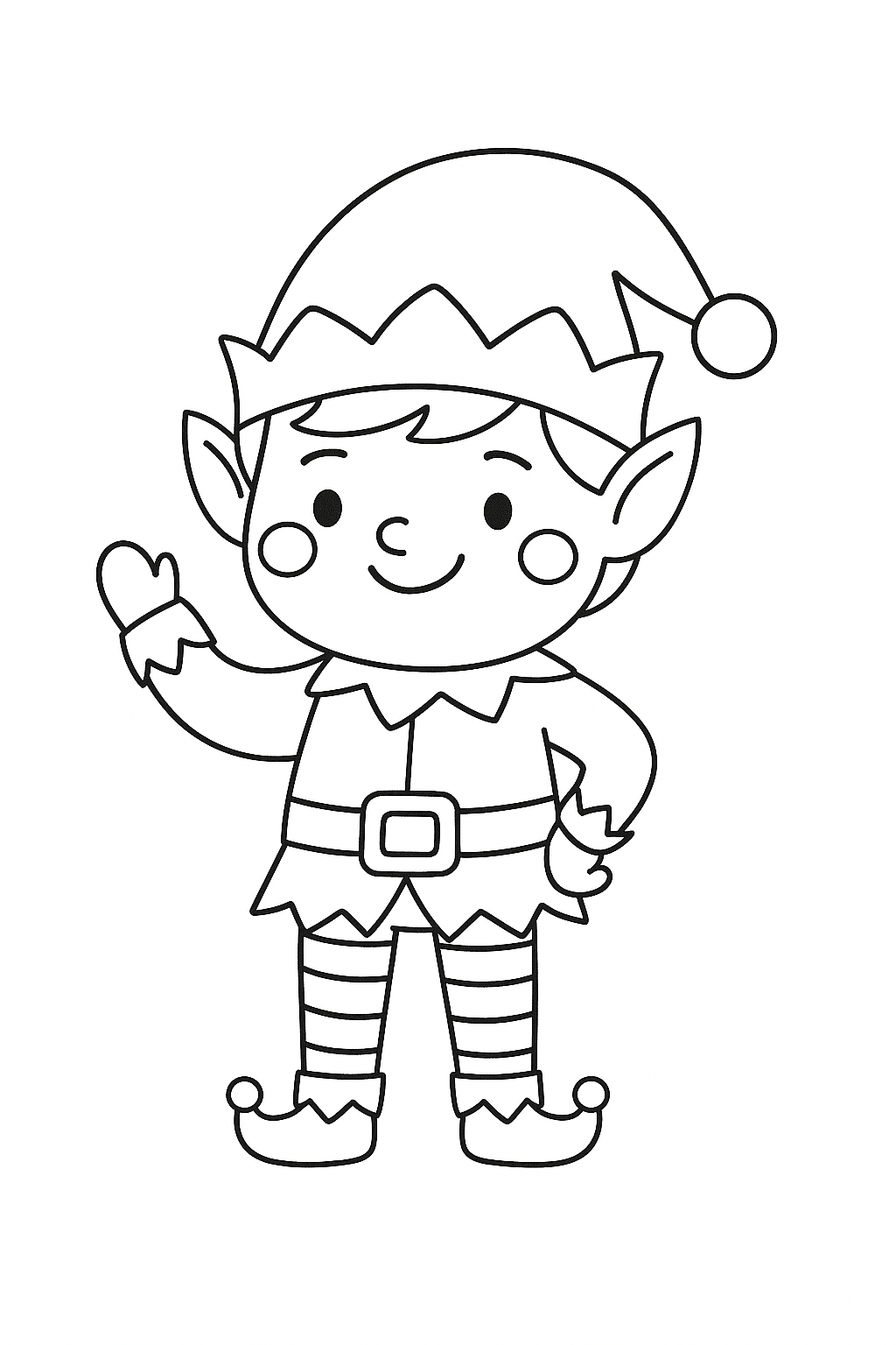Christmas Colouring Book for Kids Ages 3–8