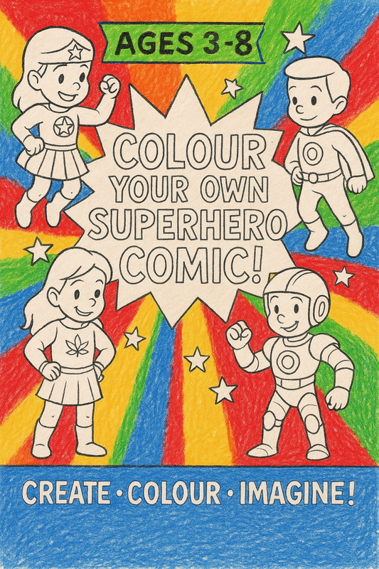 Colouring Comic: Helping Superheroes