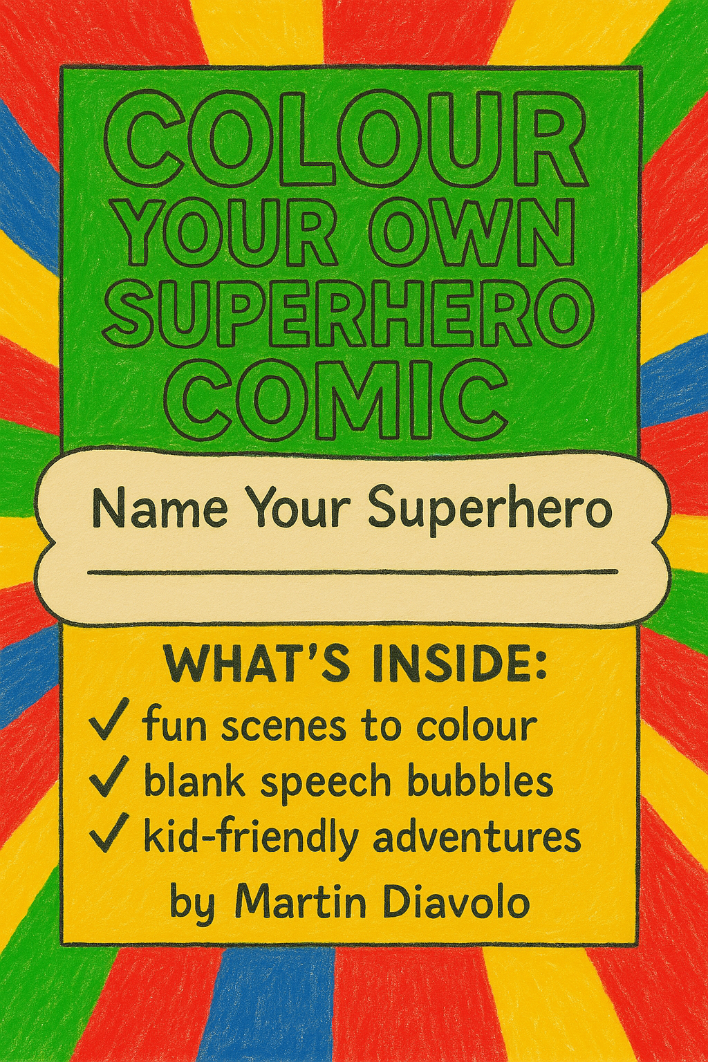 Colouring Comic: Helping Superheroes