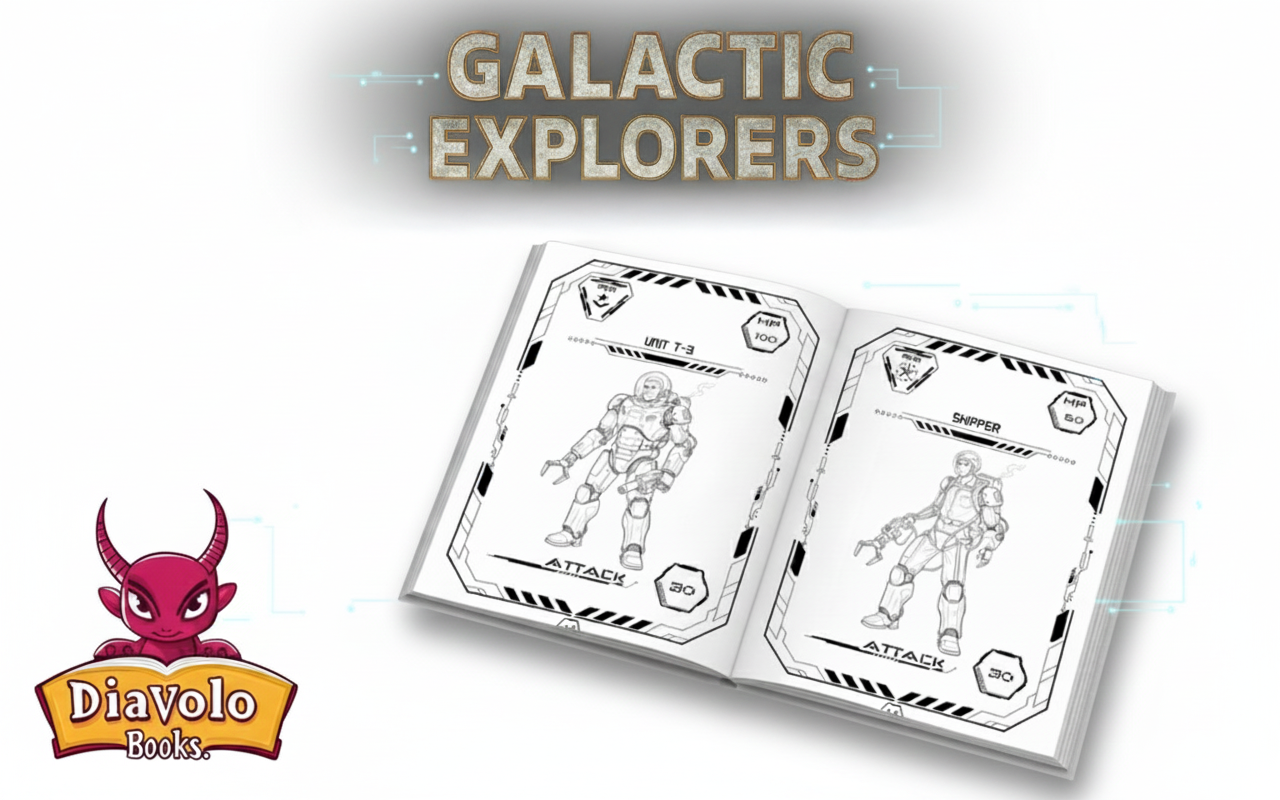 Galactic Explorers Coloring Adventure, The Ultimate Sci-Fi Coloring Collection