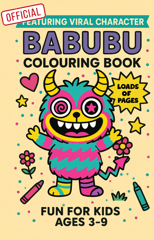 Babubu Coloring Book for Kids Ages 3-9: Cute & Silly Creature Adventures, Fun Activity & Creativity Workbook for Boys, Girls & Toddlers